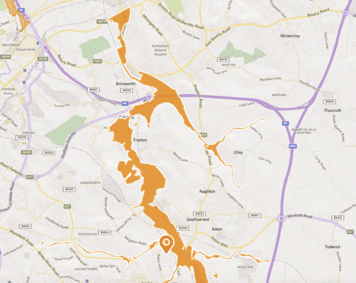 Flood Alert Issued For Lower River Rother Rotherham News   Screenshot 2019 06 12 At 19.54.22 1170x929 