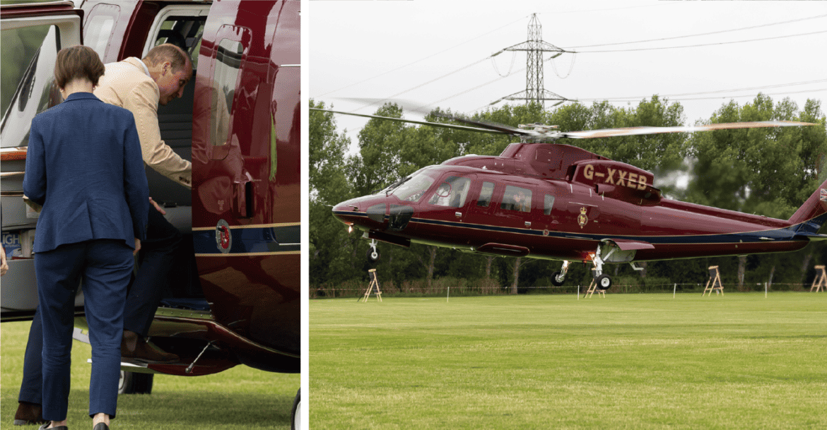 Prince William spotted as he climbs on board helicopter – Rotherham News